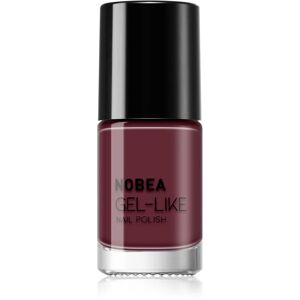 NOBEA Day-to-Day Gel-like Nail Polish gel-effect nail polish shade Dark orchid #N47 6 ml