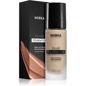 NOBEA Day-to-Day Fluid Foundation long-lasting foundation shade 04 Warm vanilla 28 ml