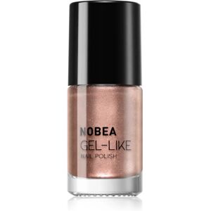 NOBEA Metal Gel-like Nail Polish gel-effect nail polish shade Brass N#76 6 ml