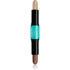 NYX Professional Makeup Wonder Stick Dual Face Lift dual-ended contouring stick shade 02 Universal Light 2x4 g