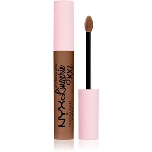 NYX Professional Makeup Lip Lingerie XXL matt liquid lipstick shade 29 - Hot Caramelo 4 ml