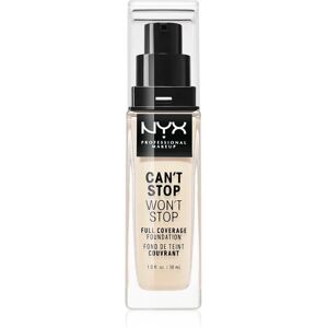 NYX Professional Makeup Can't Stop Won't Stop Full Coverage Foundation full coverage foundation shade 01 Pale 30 ml