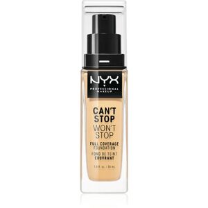 NYX Professional Makeup Can't Stop Won't Stop Full Coverage Foundation full coverage foundation shade 08 True Beige 30 ml