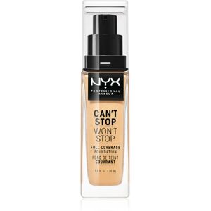 NYX Professional Makeup Can't Stop Won't Stop Full Coverage Foundation full coverage foundation shade 09 Medium Olive 30 ml