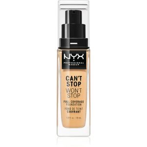 NYX Professional Makeup Can't Stop Won't Stop Full Coverage Foundation full coverage foundation shade 10 Buff 30 ml