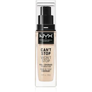 NYX Professional Makeup Can't Stop Won't Stop Full Coverage Foundation full coverage foundation shade 1.3 Light Porcelain 30 ml