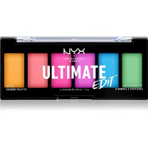 NYX Professional Makeup Ultimate Edit Petite Shadow eyeshadow palette shade 02 Brights 6x1.2 g