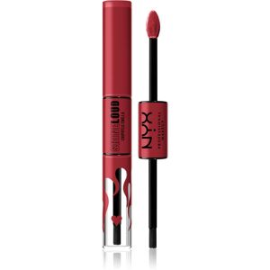 NYX Professional Makeup Shine Loud High Shine Lip Color liquid lipstick with high gloss effect shade 34 Rebel In Red Serrano 6,5 ml