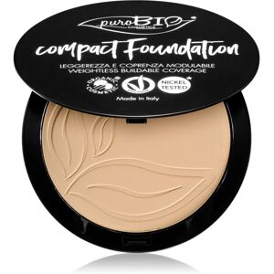 puroBIO Cosmetics Compact Foundation compact powder foundation SPF 10 shade 01 9 g