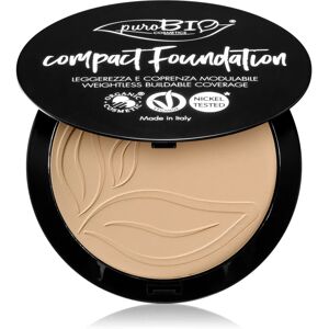 puroBIO Cosmetics Compact Foundation compact powder foundation SPF 10 shade 02 9 g