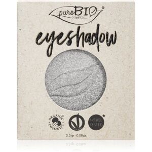 puroBIO Cosmetics Compact Eyeshadows eyeshadow refill shade 23 Silver 2,5 g
