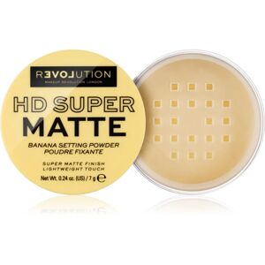 Revolution Relove HD Super Matte translucent setting powder with matt effect shade Banana 7 g