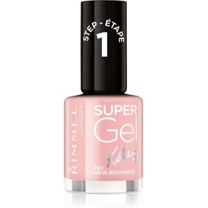 Rimmel Super Gel By Kate gel nail polish without UV/LED sealing shade 021 New Romantic 12 ml