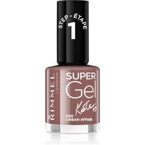 Rimmel Super Gel By Kate gel nail polish without UV/LED sealing shade 020 Urban Affair 12 ml