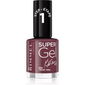 Rimmel Super Gel By Kate gel nail polish without UV/LED sealing shade 054 Trust You 12 ml