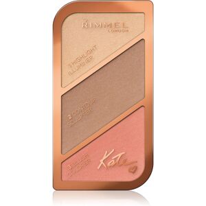 Rimmel Kate contouring palette shade 002 Coral Glow 18,5 g