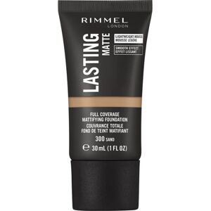 Rimmel Lasting Matte mattifying foundation shade 300 Sand 30 ml