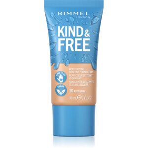 Rimmel Kind & Free lightweight tinted moisturiser shade 10 Rose Ivory 30 ml