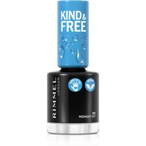 Rimmel Kind & Free nail polish shade 159 Midnight Sky 8 ml