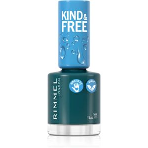 Rimmel Kind & Free nail polish shade 168 Teal Ivy 8 ml