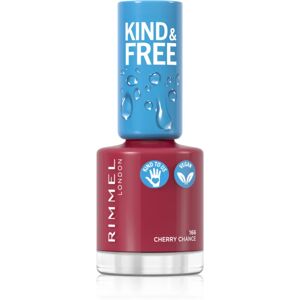 Rimmel Kind & Free nail polish shade 166 Cherry Chance 8 ml