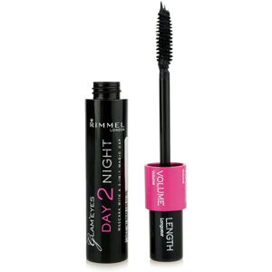 Rimmel Glam´ Eyes Day 2 Night lengthening and volumising mascara 2-in-1 shade 001 Black 9.5 ml