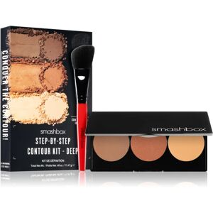 Smashbox Step By Step Contour Kit contouring palette with brush shade Medium/Dark 11.47 g