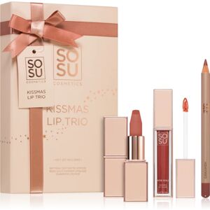 SOSU Cosmetics Kissmas Lip Trio gift set (for lips)