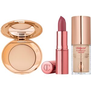 Charlotte Tilbury Hollywood Beauty Icon Flawless Glow & Lip Trio - Makeup Kit  Female Size: 3.5