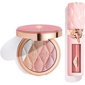 Charlotte Tilbury New! Pillow Talk Plump & Multi-glow Lip And Cheek Duo - Lip & Cheek Kit  Female Size: 5.5