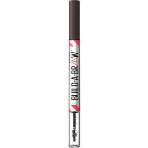 Maybelline New York, Build A Brow: 2 in 1 Brow Pen + Sealing Gel, Real-looking, Fuller Brows, Waterproof, Sweat- & Smudge-resistant, 24H Wear, Vegan Formula, Shade 259: Ash Brown