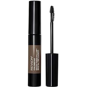 Revlon ColorStay Brow Fiber Filler, Longwearing & Volumising Waterproof Eyebrow Gel, 304 Grey Brown