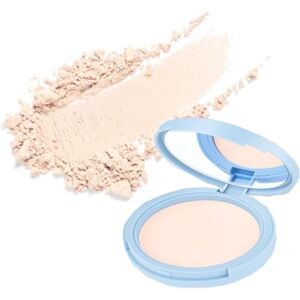 Generic Oil Control Pressed Powder, Translucent Setting Powder for Matte & Flawless Makeup, 2Pcs Long Lasting Finishing Face Powder for Combination Skin (#1)