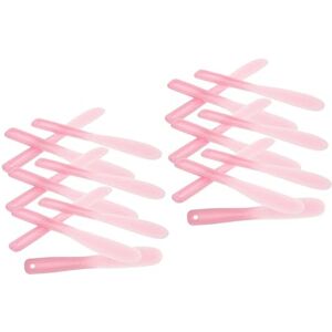 FRCOLOR 20 Pcs Stick Tool Stick Stirring Rod Cosmetics Mixing Spatulas Makeup Long Spatula Skincare Mini Blenders Emulsion Blender Pink Skin Care Bottle Silica Gel re-usable