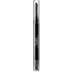 Revlon ColorStay 2-in-1 Angled Kajal Eyeliner, Waterproof Eye Makeup with Smudge Brush for Smokey Eyes, Onyx (101) 1 Count (Pack of 1)