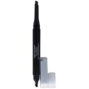 Revlon ColorStay 2-in-1 Angled Kajal Eyeliner, Waterproof Eye Makeup with Smudge Brush for Smokey Eyes, Fig (102)