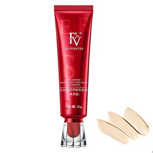 HFINGAQEX Fv Red Plant Extract Skin Nourishing Foundation Liquid Long-lasting Oil Kit Base Moisturizing Makeup Concealer