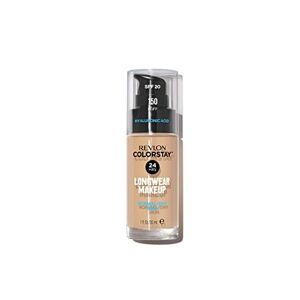 Revlon Colorstay Liquid Foundation Makeup for Normal to Dry Skin SPF20 Medium to Full Coverage Oil Free, Natural Finish, Buff (150) Unisex, 30 ml