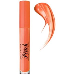 Too Faced Sweet Peach Creamy Peach Oil Lip Gloss - POPPIN' PEACH