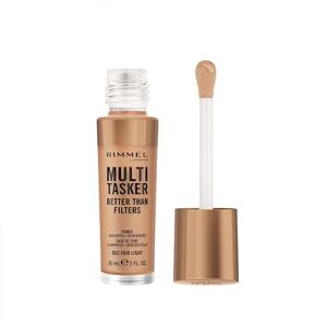 RimmelUK Rimmel Multi Tasker Better Than Filters, 3 in 1 skin primer, glow booster, and highlighter for a natural smooth glow, Infused with Vitamins C, Vegan & Cruelty-Free, 002 Fair Light