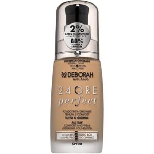 Deborah Milano - 24 Hour Liquid Foundation Perfect Moisturising SPF 20, No. 3.2 Hazelnut, 30.0 ml, 1