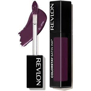 Revlon ColorStay Satin Ink Liquid Lipstick, Longwear Rich Lip Colors, Formulated with Black Currant Seed Oil, 023 Up All Night .