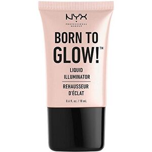 NYX Professional Makeup Born to Glow Liquid Illuminator, Liquid Shimmer Makeup, Highlighter, Foundation Base, Vegan Formula, Shade: Sun Beam