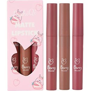 Godom Clear Lip Gloss for Teens Mist Face Lipstick Non Fading Color Non Stick Cup Lip Gloss Lip Glaze 3pcs Set Of 4 Color Sizes Princess Lip Gloss for Little Girls (D, One Size)