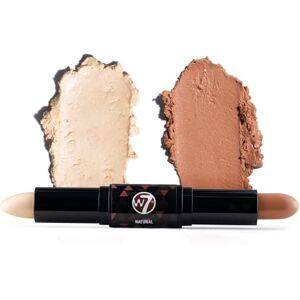 W7 Contour Stick - Double-Ended Creamy Contour & Highlight Makeup - Bronze, Shape & Define - Natural