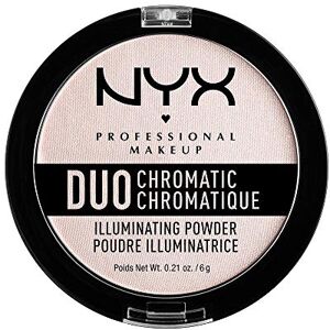 NYX Professional Makeup Duo Chromatic Illuminating Powder Highlighter - Snow Rose, 0.021 kg