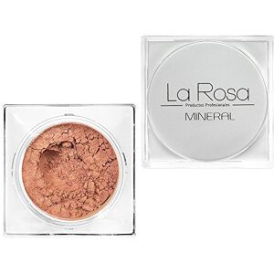 La Rosa Natural MINERAL FACE FOUNDATION- 100% VEGAN Make-up, Pure Mineral Loose Face Powder for ALL SKIN TYPES, allows skin to breathe – 62- Coral - 4,5 g