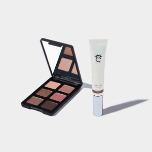 Eyeko Limitless Eyeshadow Palette and Mascara Bundle (Worth £44.00) - Brown - Concrete Pink