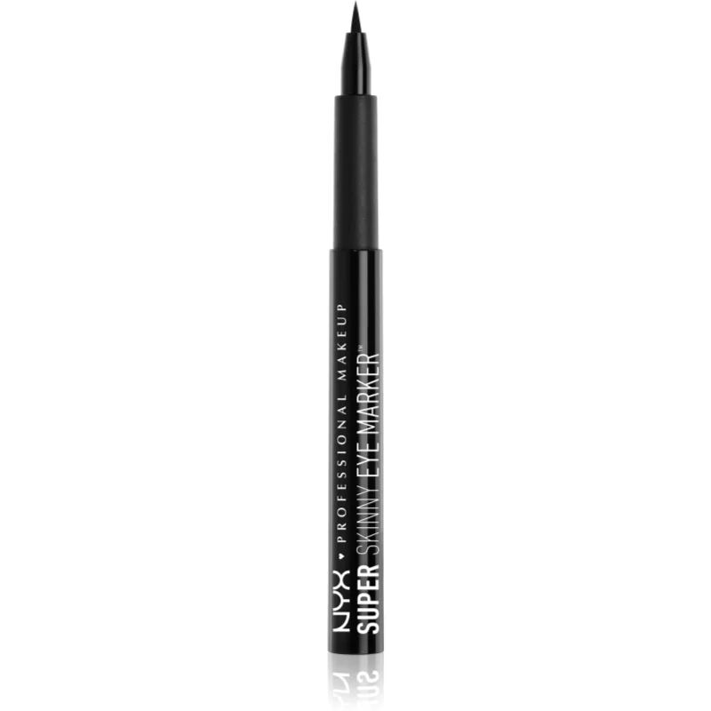 NYX Professional Makeup Super Skinny Eye Marker eyeliner with felt tip shade Carbon Black 1.1 ml