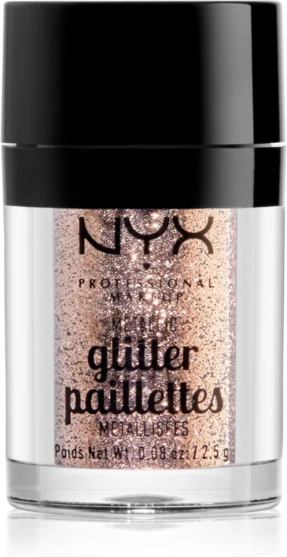 NYX Professional Makeup Glitter Goals Metallic Glitter for Face and Body Shade 04 Goldstone 2.5 g